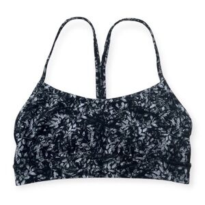 Lululemon Flow Y Nulu Bra Blossom Overlay Starlight Size 4
